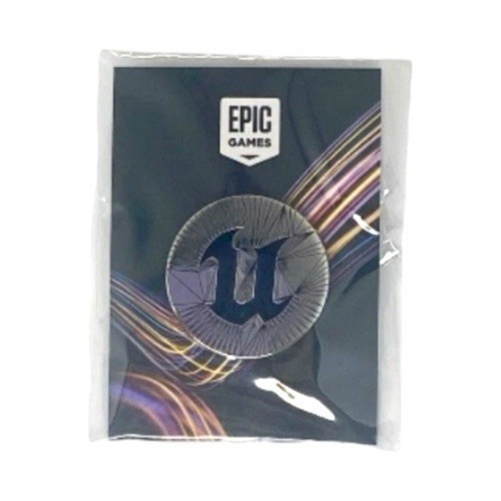Unreal Engine "U" Silver Colored Pin NWT